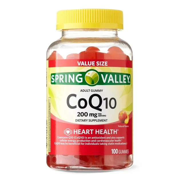 Spring Valley CoQ10 Gummies, 200mg 100 count (Value Size)