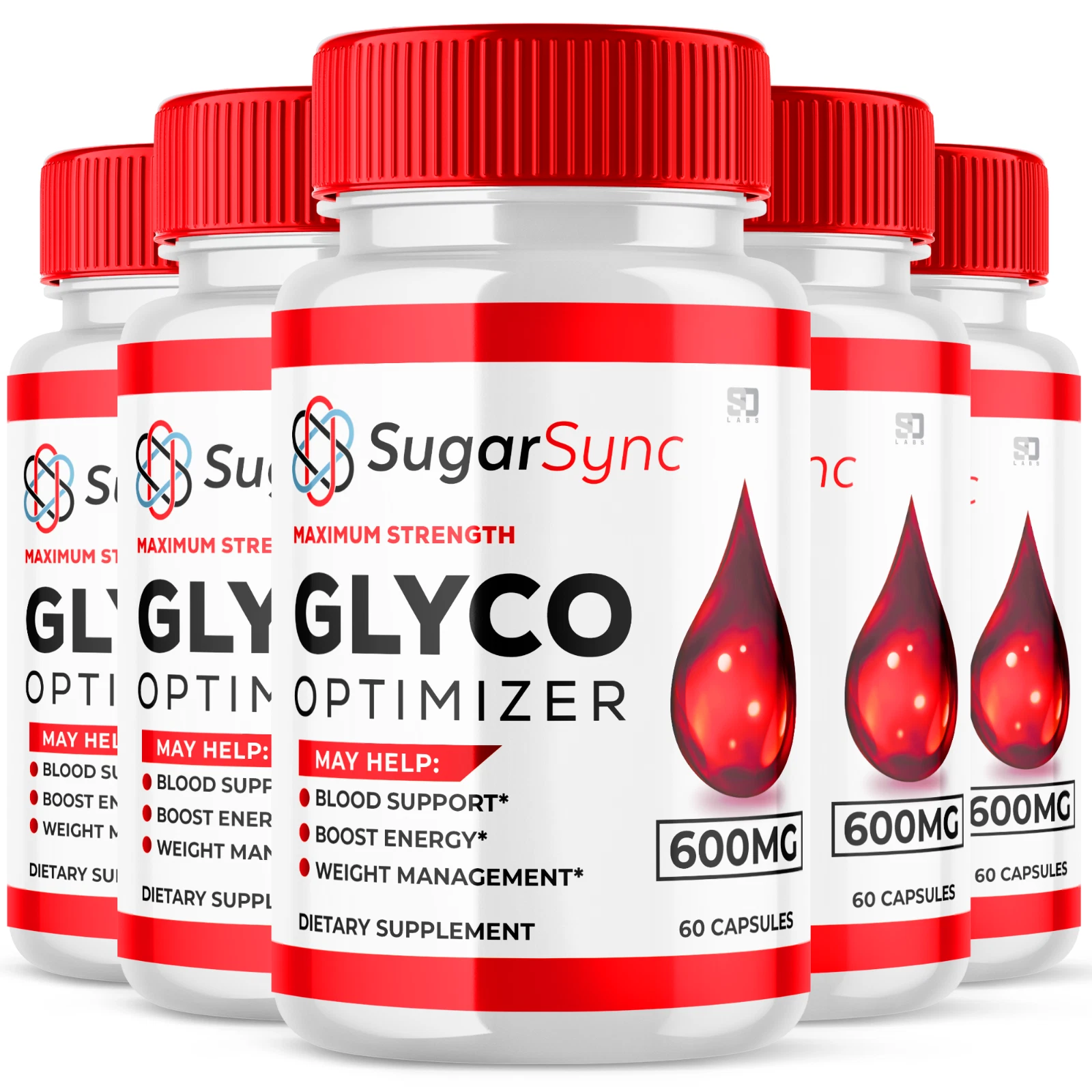 Sugar Sync Glyco 옵티마이저 300정 최대 강도 글리코젠 보충제