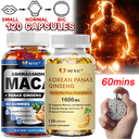 Korean Panax Ginseng + Maca Root Gummies- Male Enhancement Increase Stamina