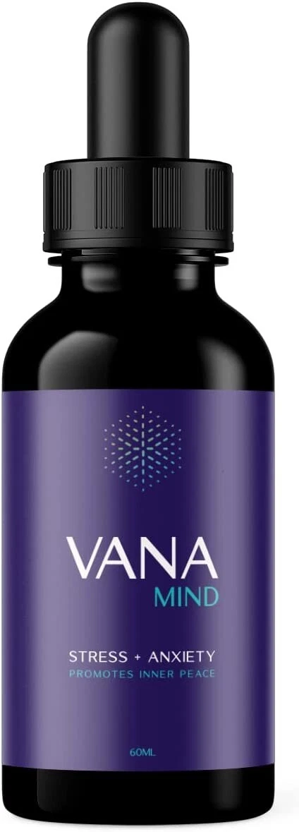 1 Pack - Vana Mind Relaxation Drops - Stress Support Supplement For Mind & Body