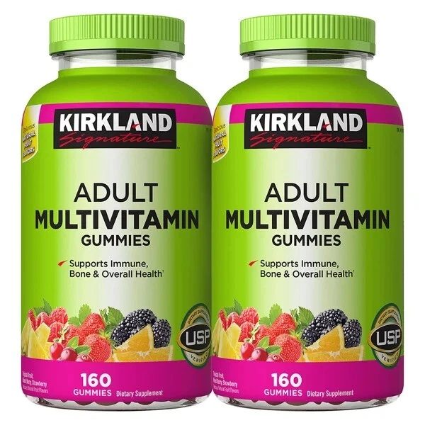 Kirkland Signature Adult Multivitamin, 320 Gummies - Fresh! - Free Shipping!