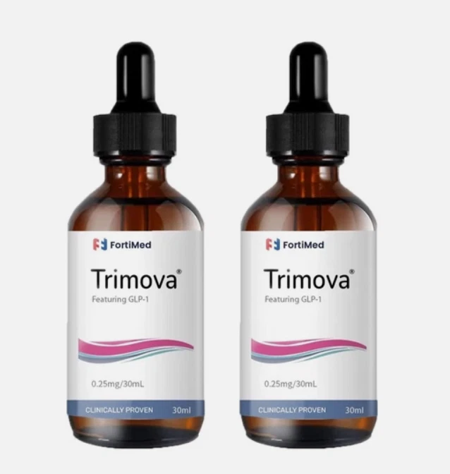 2x FortiMed Trimova Weight Loss Drops for Burning Excess Fat & Boosting Energy