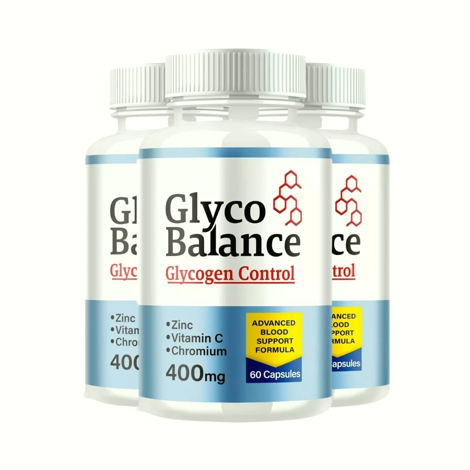 3-Pack Glyco Balance Glycogen Control to Support Blood Pressure - 180 Capsules