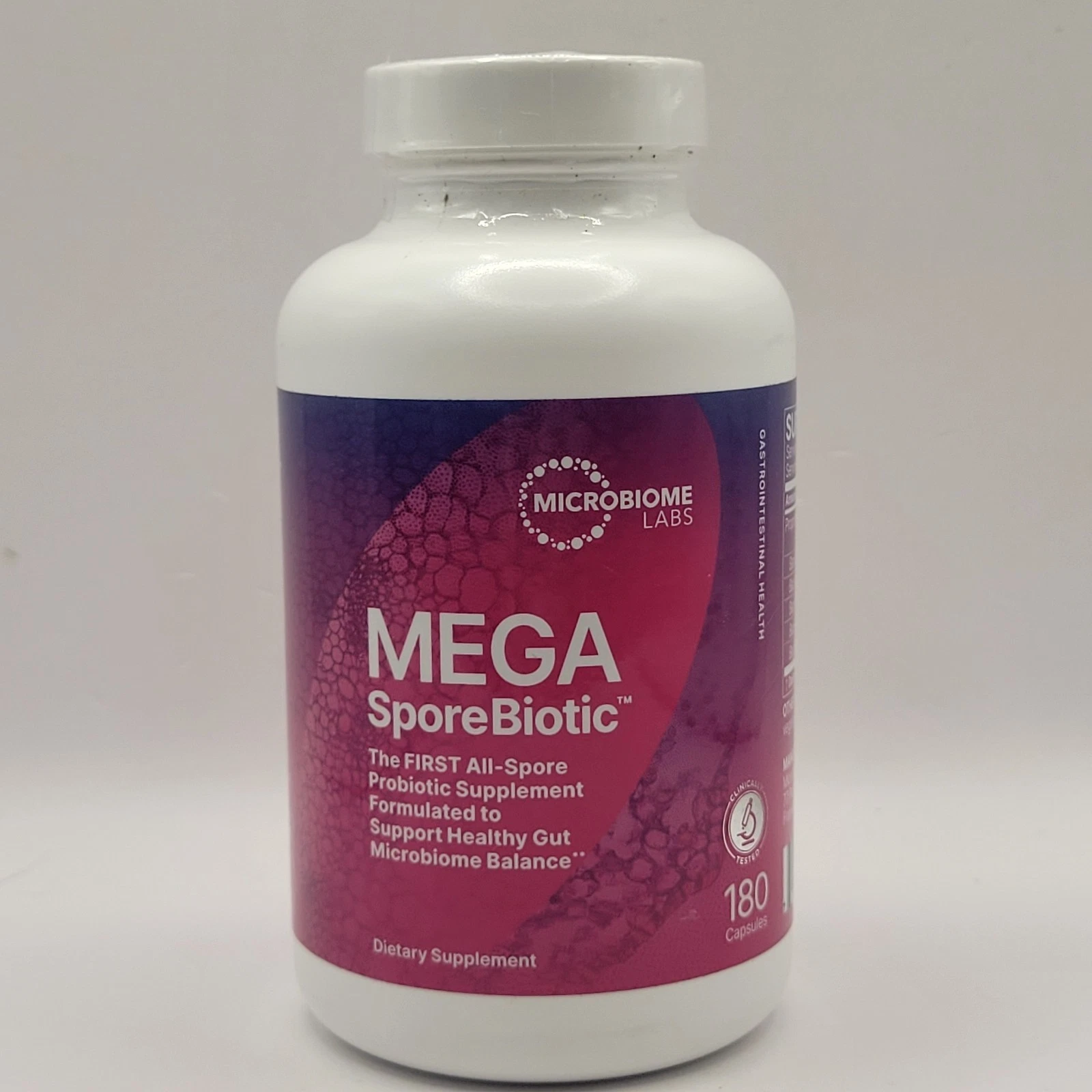 Microbiome Labs Mega SporeBiotic - 180 Capsules MegaSporeBiotic Probiotic *2027