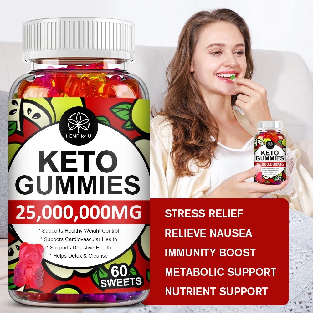 25,000,000MG KETO GUMMIES APPLE CIDER VINEGAR ACV WEIGHT LOSS 60GUMMY Supplement