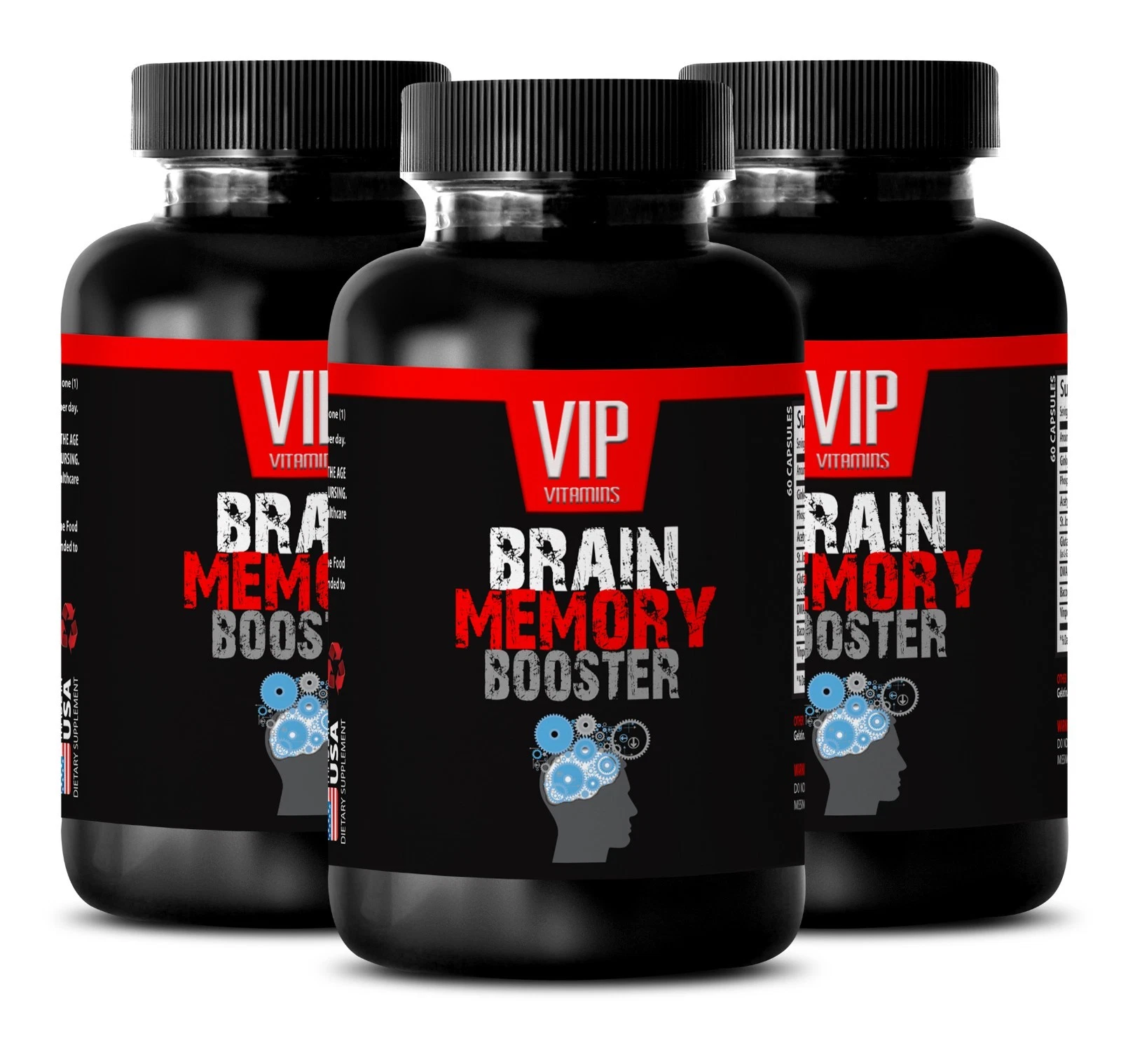 immune support pills - BRAIN MEMORY BOOSTER - ginkgo biloba bulk - 3 Bottles