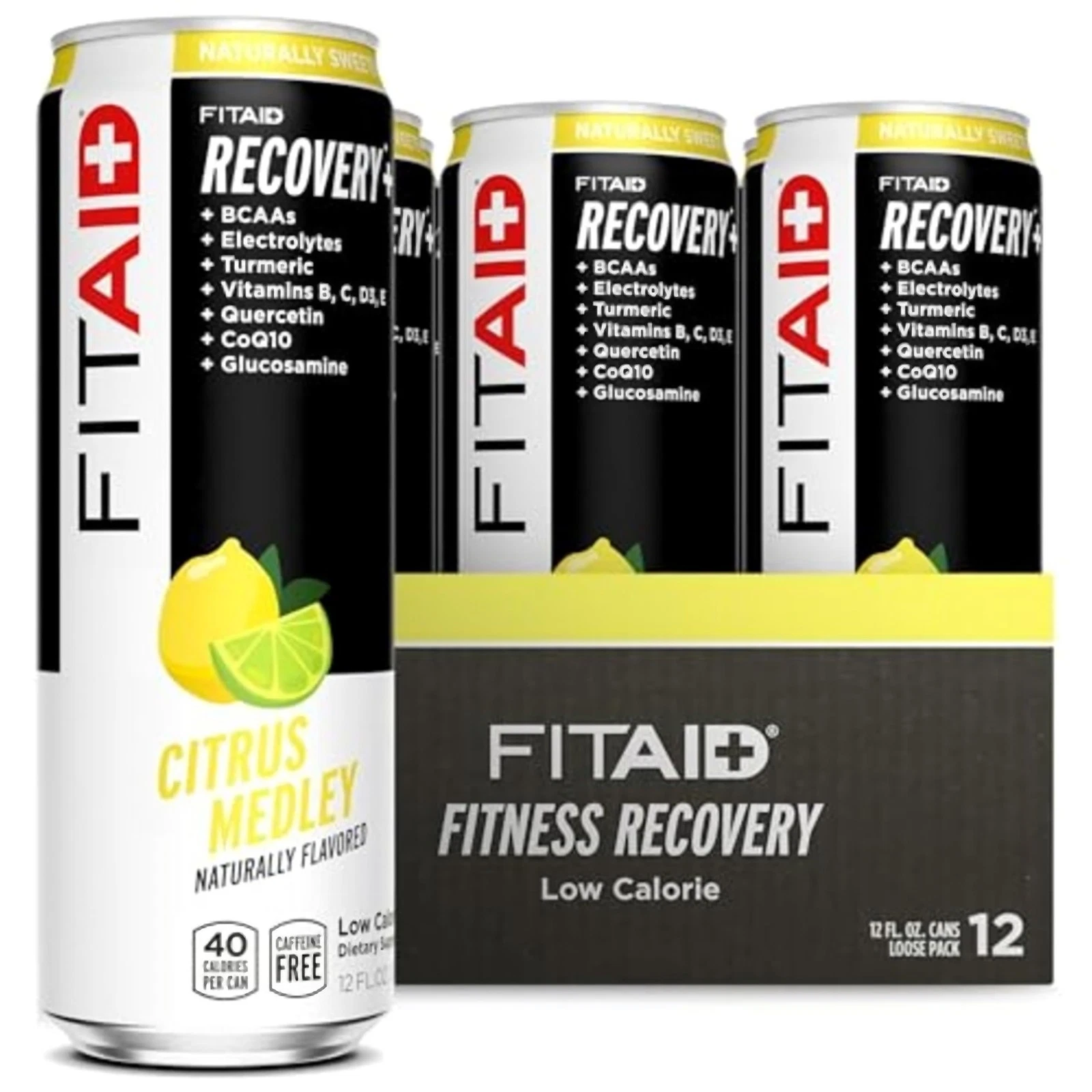 Fitaid Recovery Blend, Bcaas, Vitamin B6, B12, Glucosamine, Electrolyt