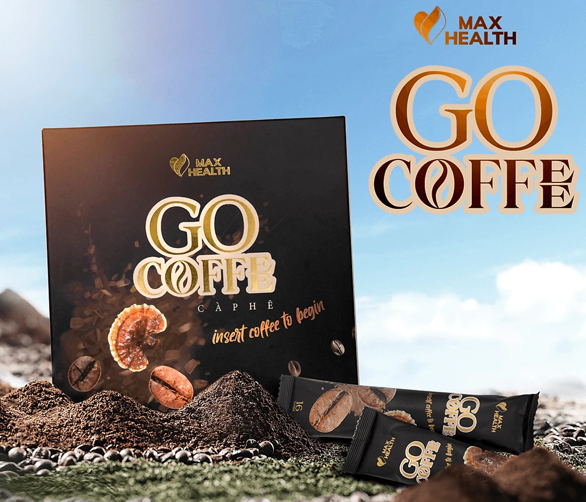 Max Health Go Coffee Detox Ca Phe Giam Can (12 packets Per Box)