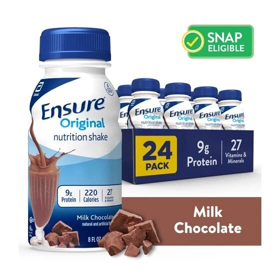 Meal Replacement Nutrition Shake Milk Chocolate 8 Fl Oz 24 Count Milk Chocolate