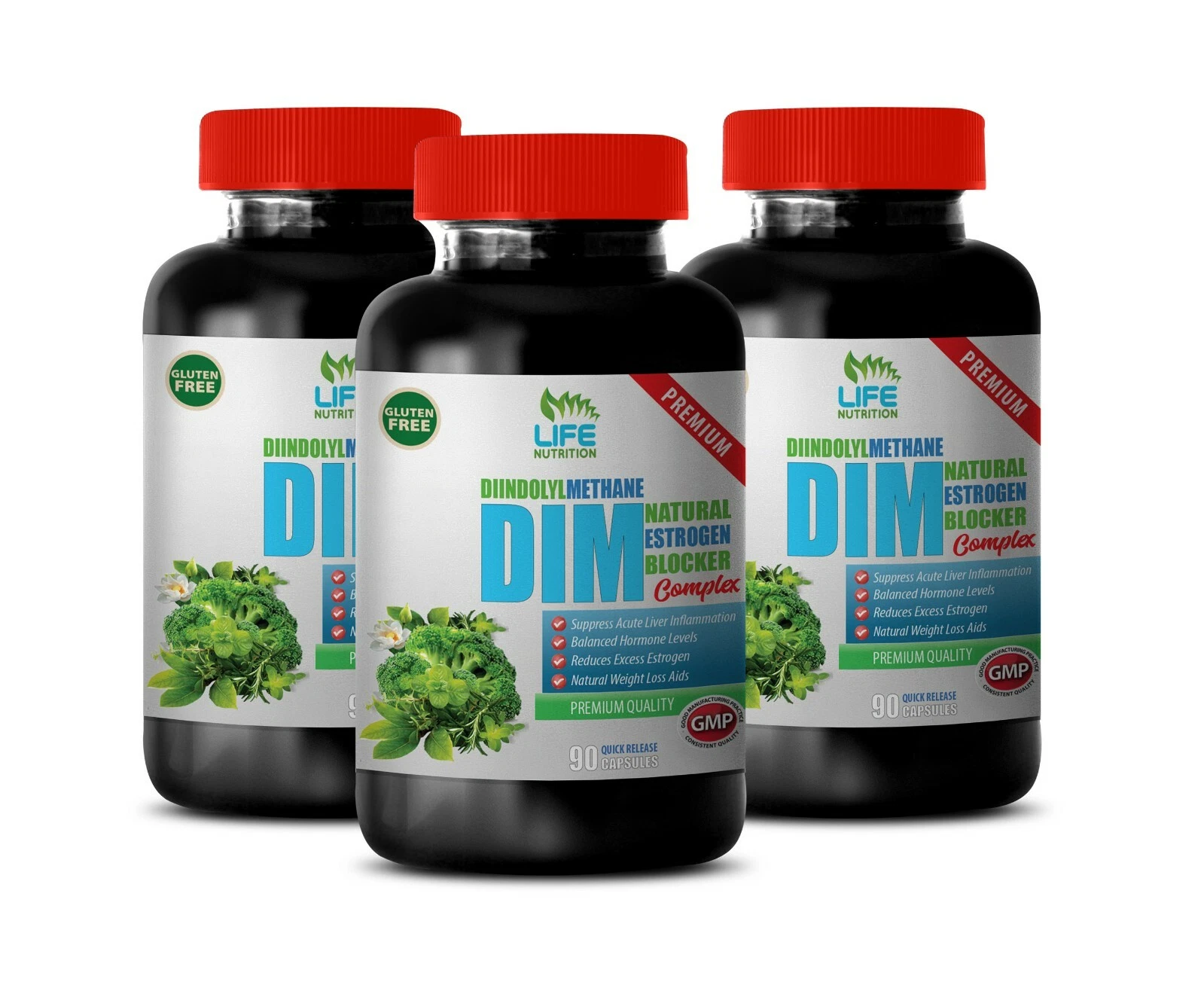 dim supplement for men DIM dim broccoli extract 3BOTTLE