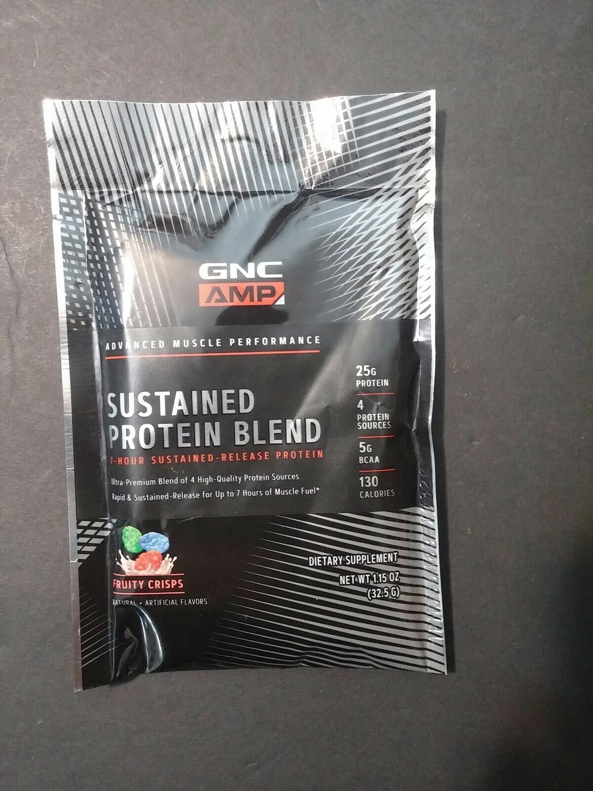 GNC AMP Sustained Protein Blend 7-Hour Sustained Release Protein Single Pack