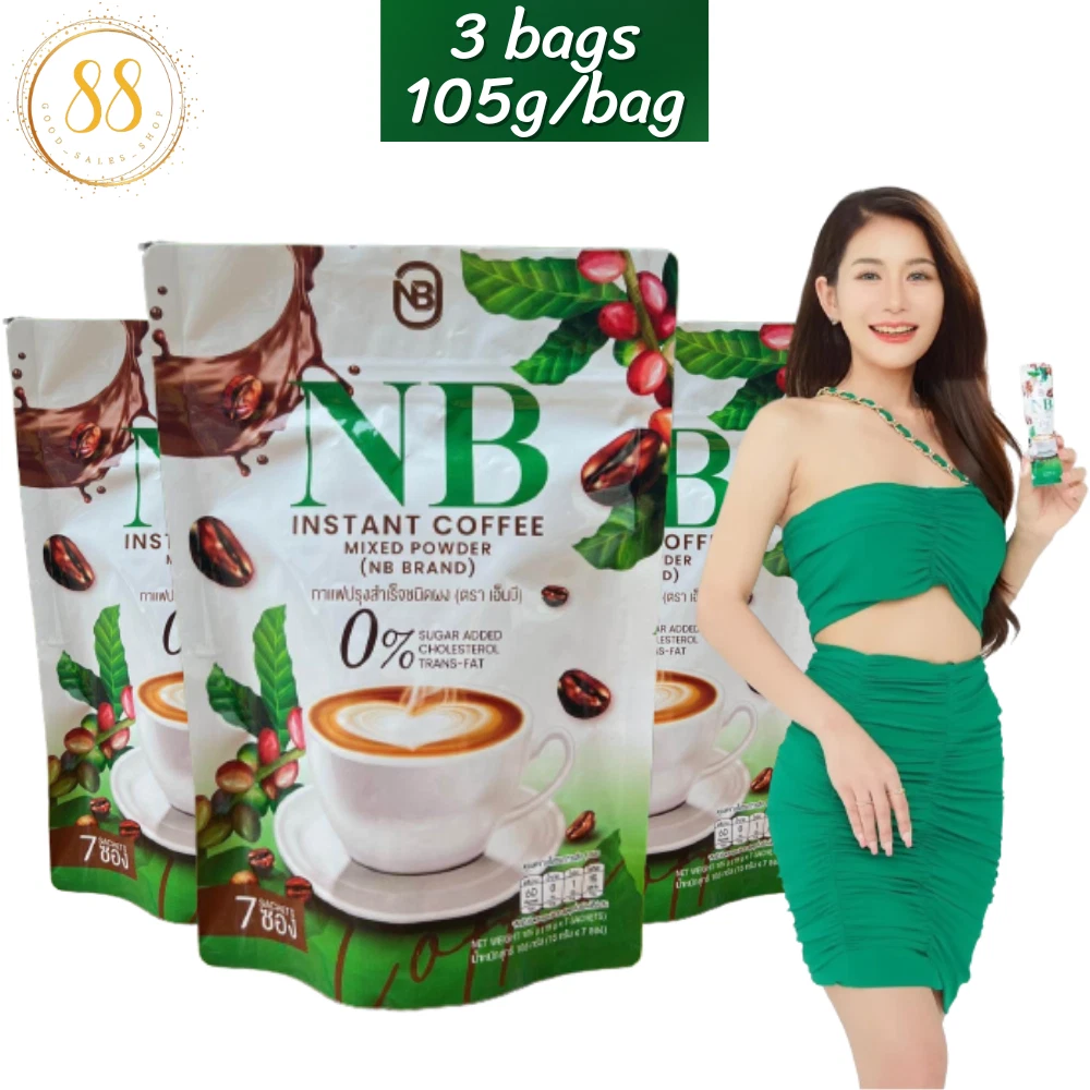 NB Coffee instant coffee no sugar X 3 bags, Waist-S, 1 bag, 7 sachets, 105 grams