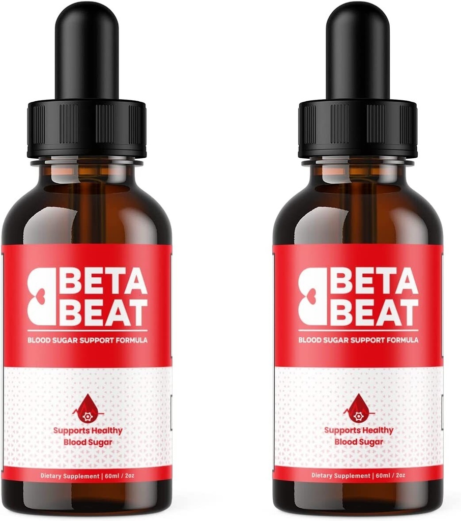 2 Pack - Beta Beat Drops - Support Healthy Blood Sugar Supplement Drops - 60ml