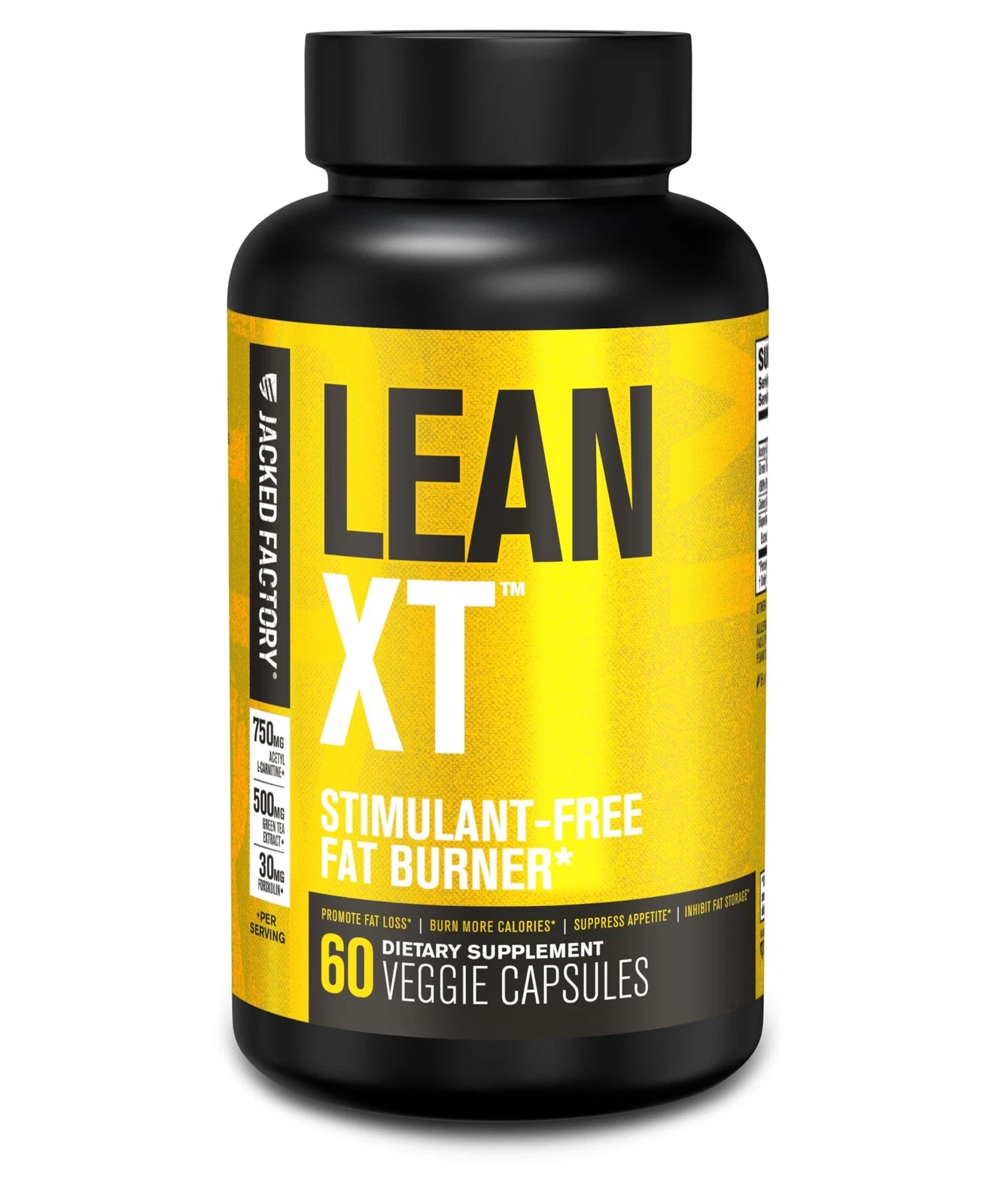 Lean-XT Caffeine Free Fat Burner - Non Stim Weight Loss Supplement, Appetite ...