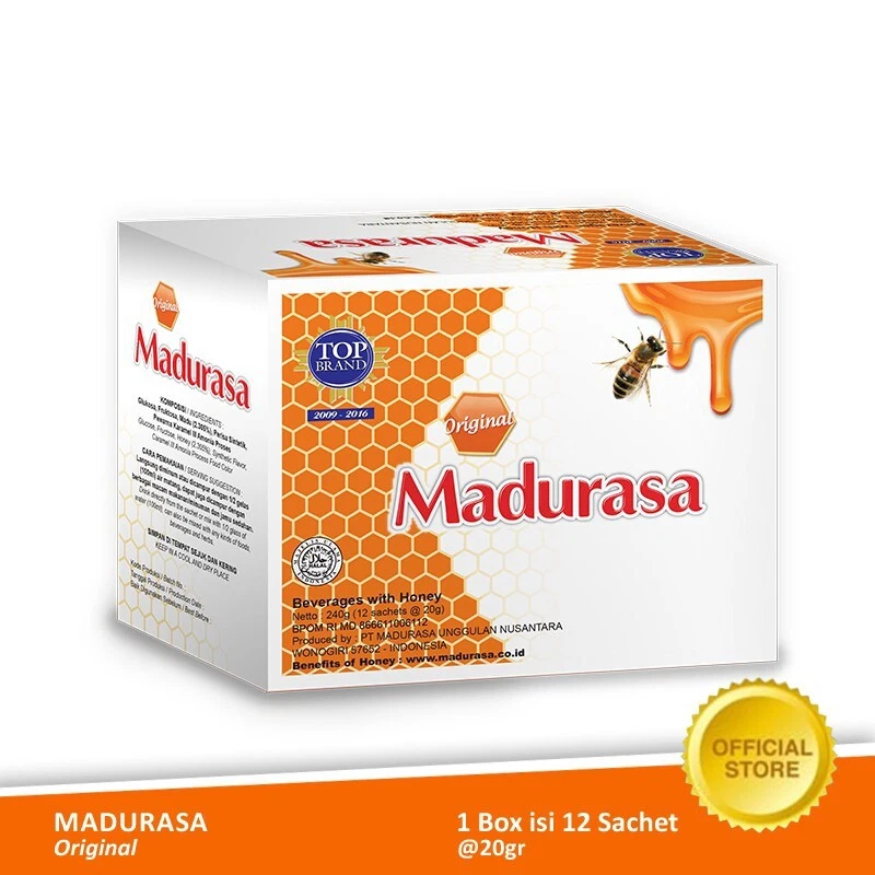🫰[MADURASA]🫰 Honey For Healthy, Stamina and Imun Booster 12 Sachets
