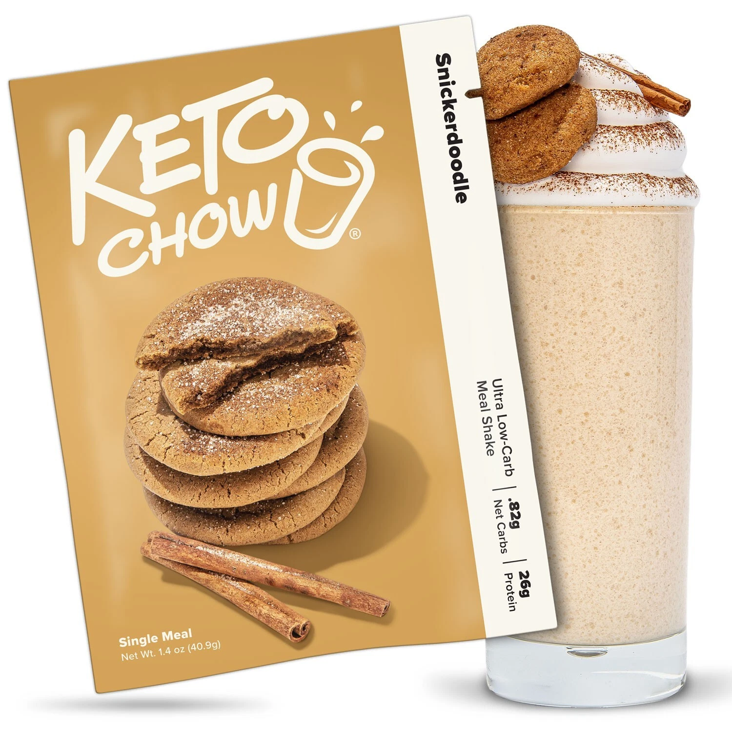 Keto Chow Snickerdoodle Ultra Low-Carb Meal Shake