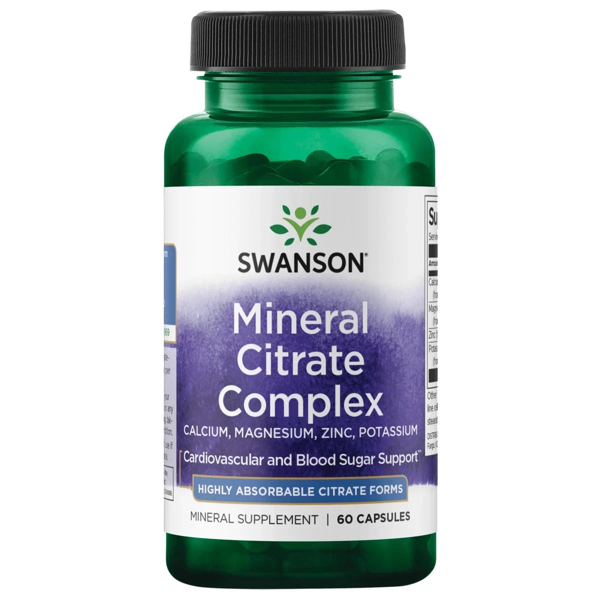 Swanson Multi-Mineral Citrate Complex 60 Capsules