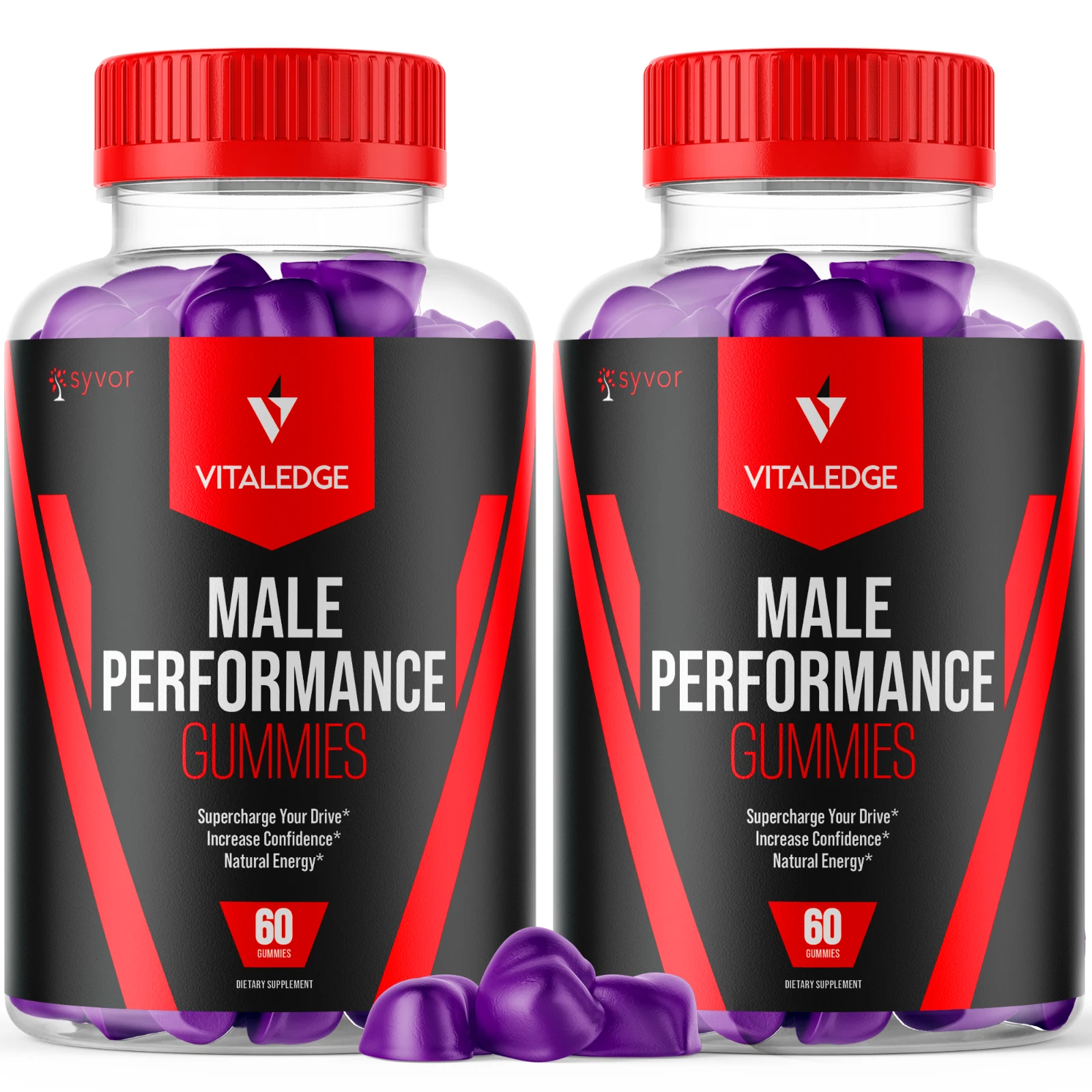 Vital Edge Gummies For Men, Advanced Performance Formula Supplement 120 Gummies
