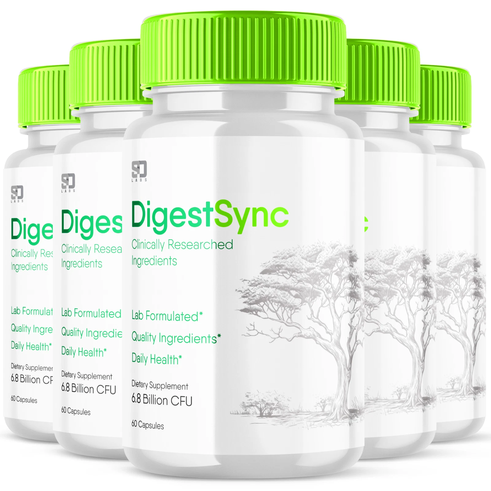 DigestSync Capsule - Promotes gut health and digestive comfort (5 Pack)