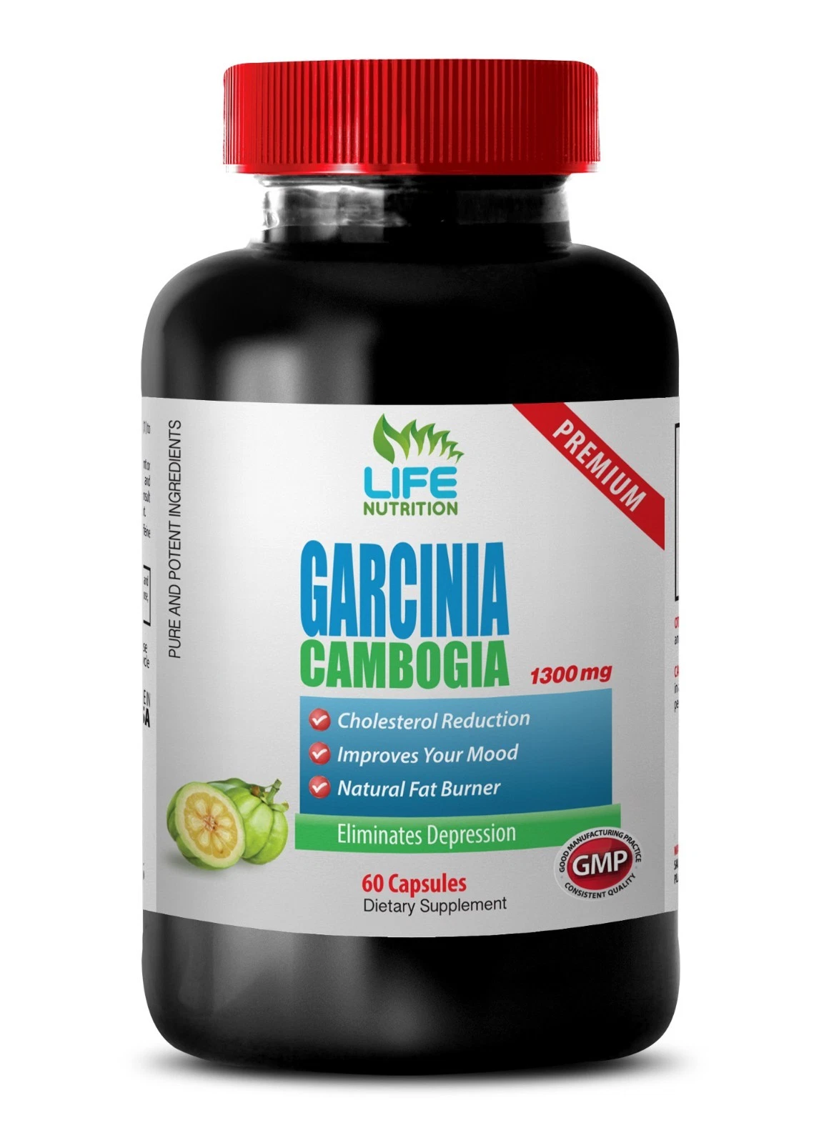 Garcinia Cambogia 1300mg - Speeds Up Metabolism - Boosts Immune System Pills 1B