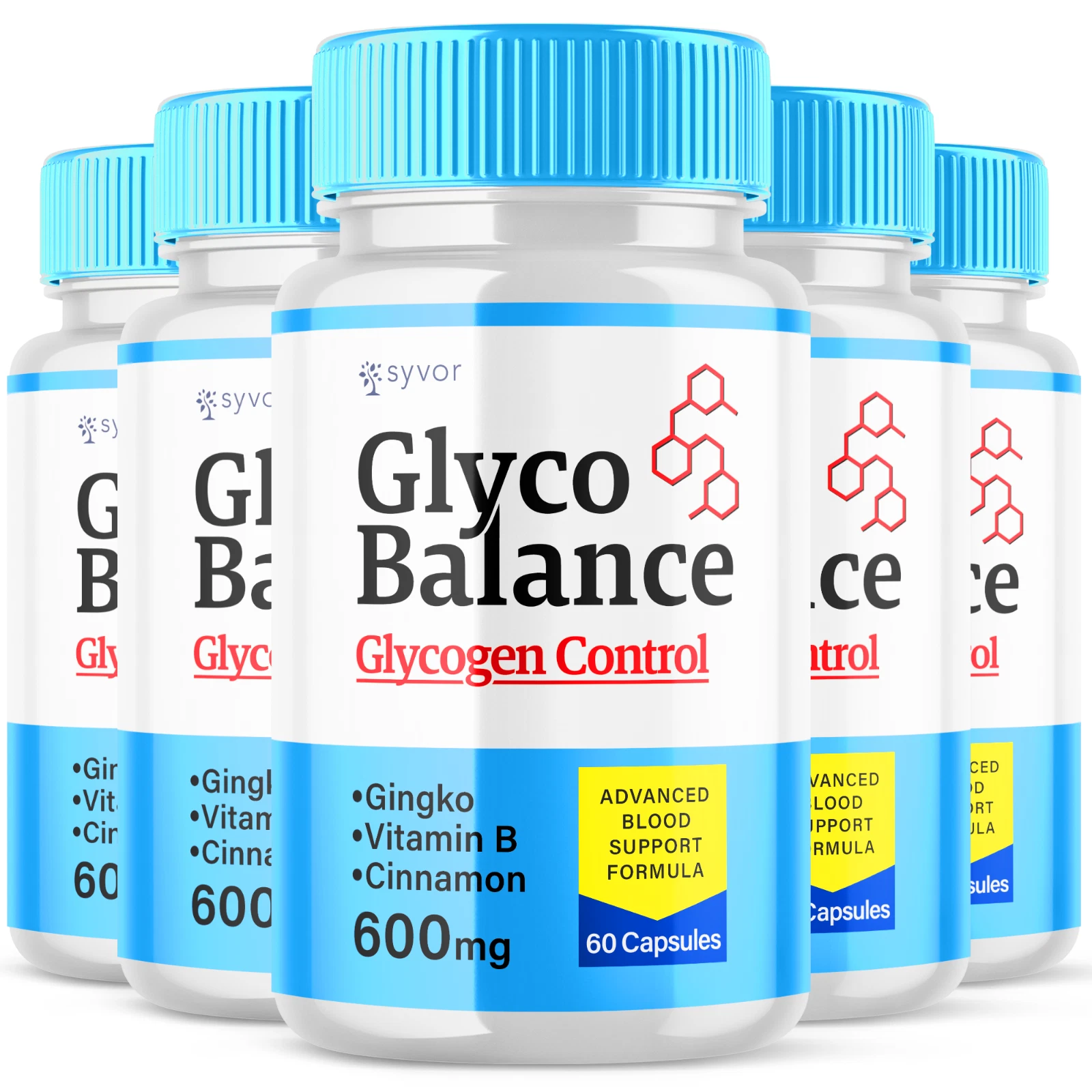 Glyco Balance Glycogen Control Pills Advanced Blood Support Formula 300 Capsules