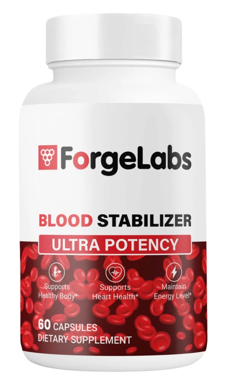(1 Pack) ForgeLabs Blood Stabilizer, Forge Labs Advanced Blood Support