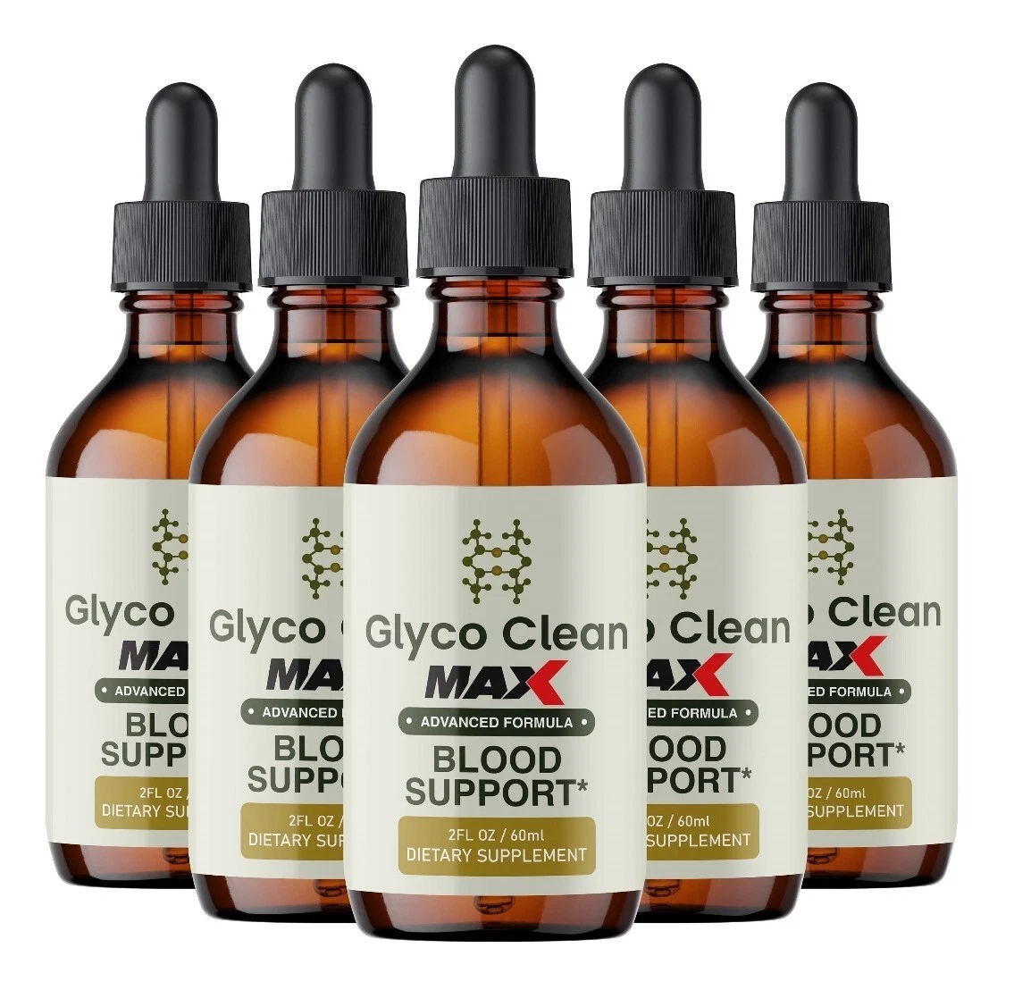 (5 Pack) Glyco Clean Drops - GlycoClean Blood Drops for Healthy Blood Supplement