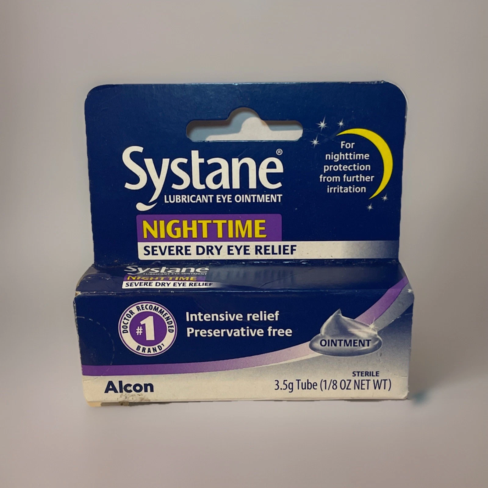 Systane Nighttime Lubricant Eye Ointment 0.12 Oz (3.5 g) Tube Each Fast