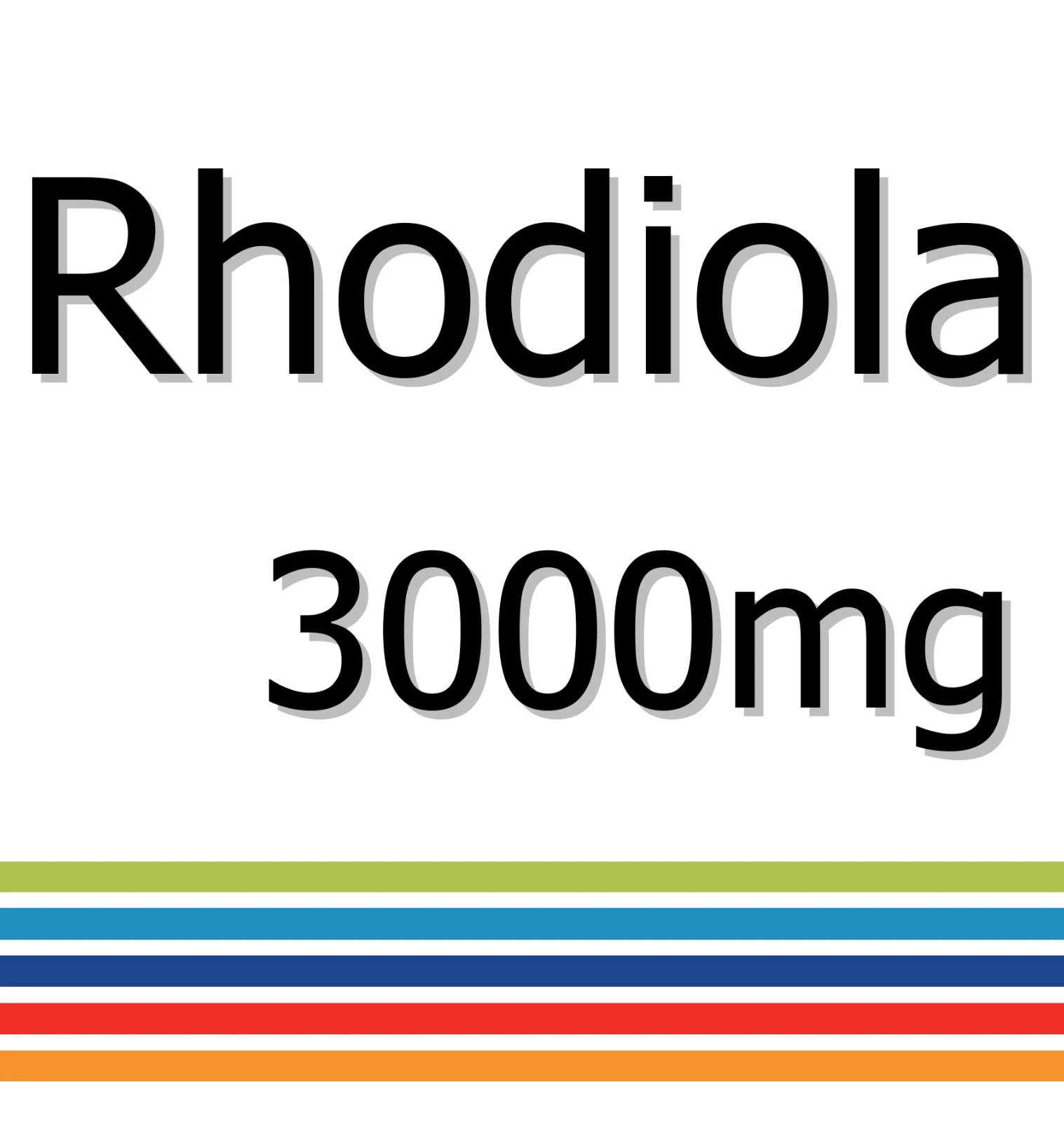 Rhodiola 3000mg x 30 Tablets - Increased Energy