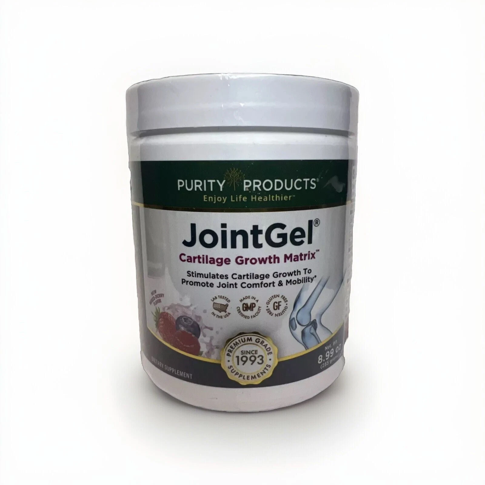 PURITY PRODUCTS• JointGel Joint Gel Mixed Berry POWDER - 8.99 oz. New Exp. 03/27