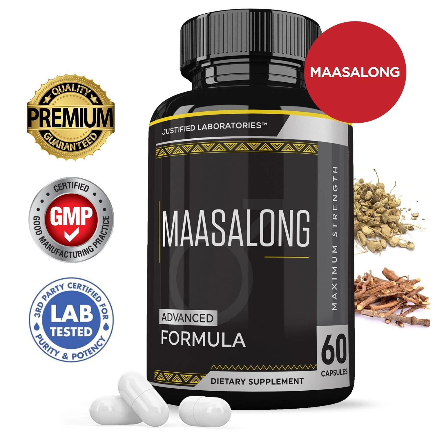 Maasalong Men’s Health Supplement 1484mg 60 Capsules