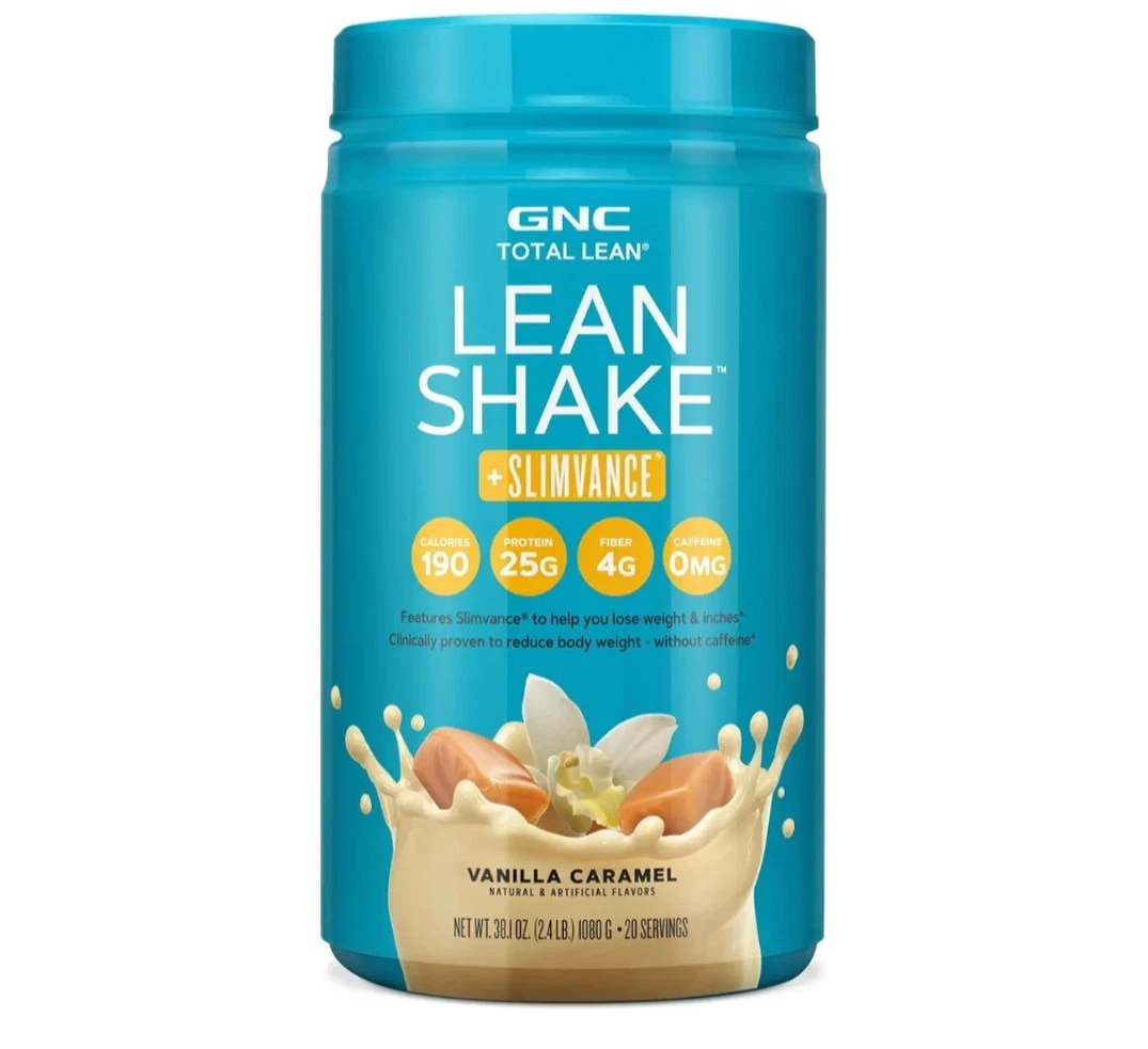 Gnc Lean Shake Plus Slimvance Vanilla Caramel 8/26