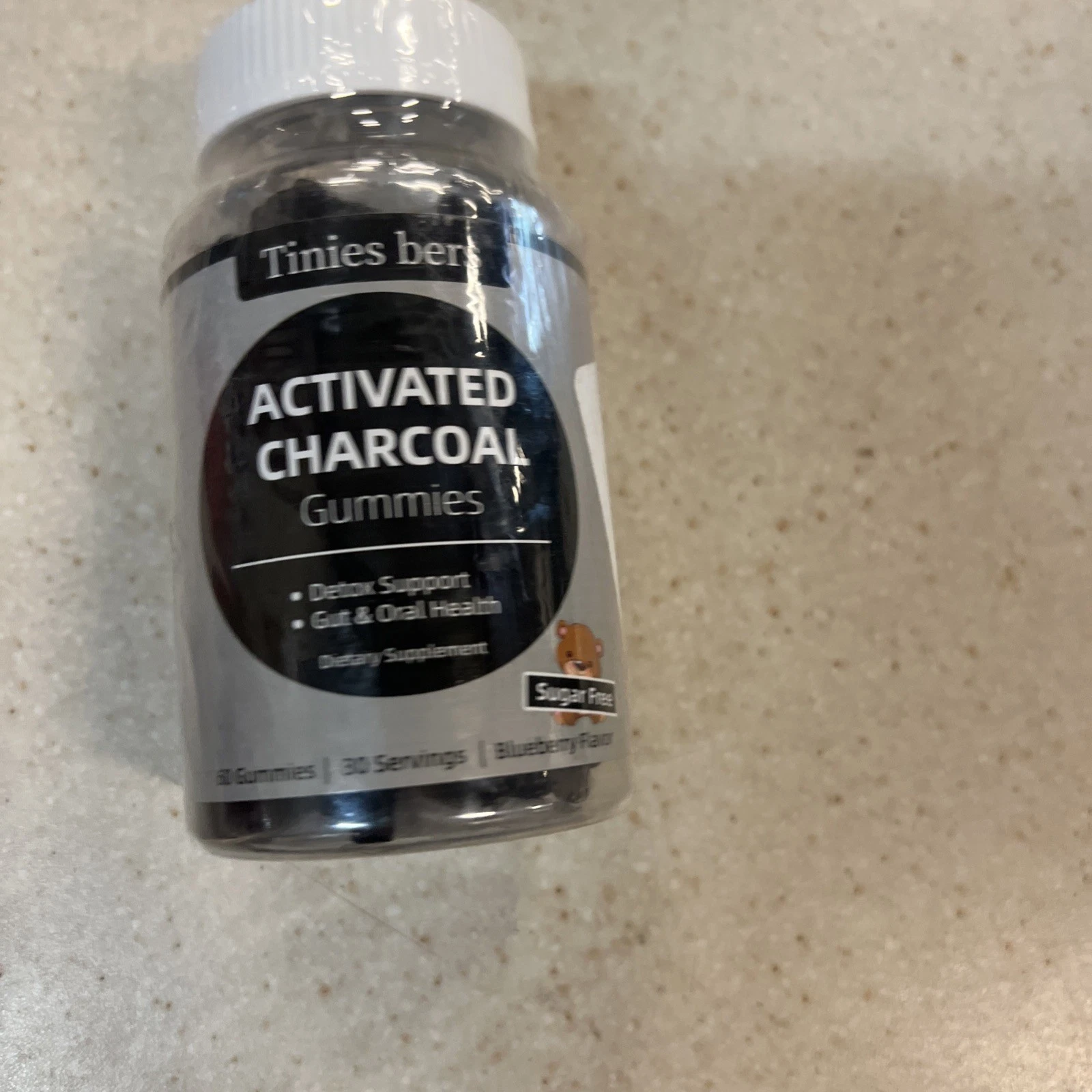 Activated Charcoal Gummies Sugar Free 400mg Charcoal Supplements from Coconut...