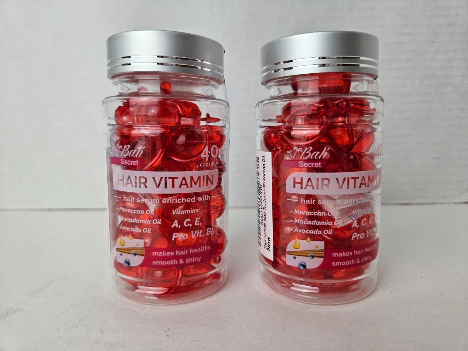 2 x Bali Secret Hair Vitamin Treatment Serum Macadamia Avocado Oil 04/08/2027