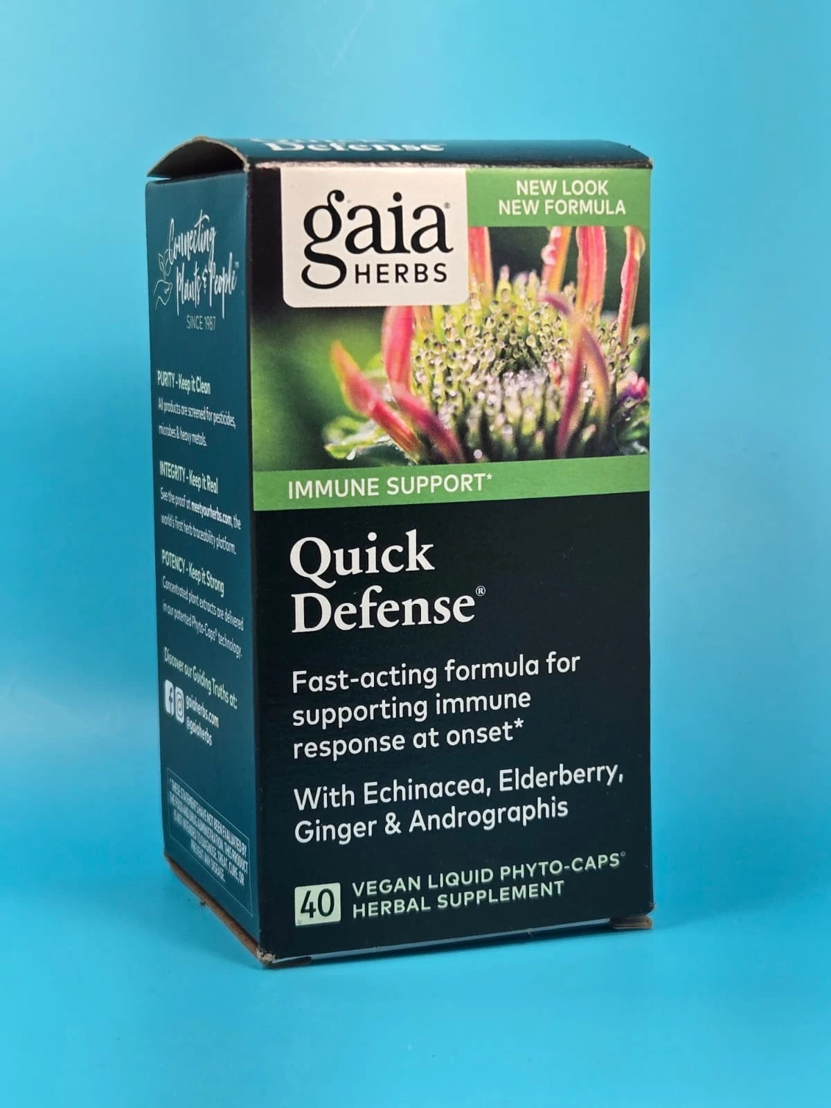 Gaia Herbs Quick Defense 40 Vegetarian Liquid Phyto-caps