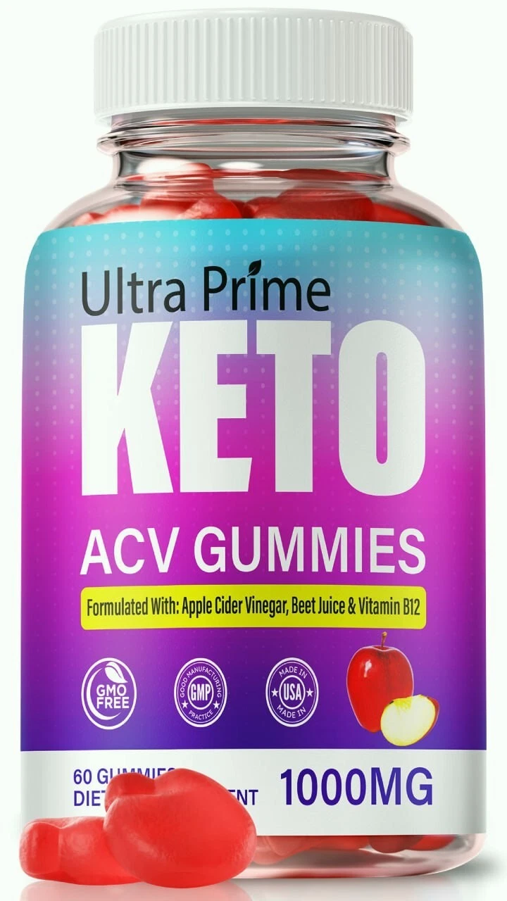 Ultra Prime Keto ACV Gummies for Advanced Weight Loss & Energy 60ct