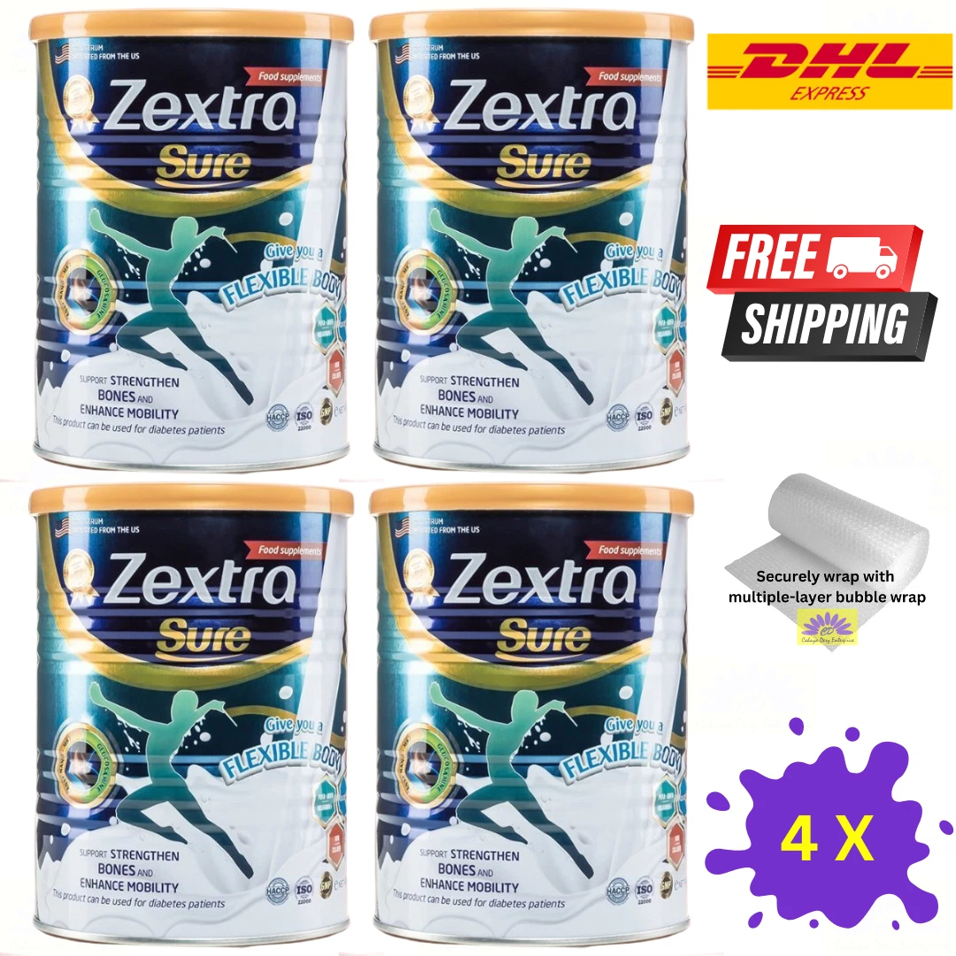 4 X Zextra Sure Milk 400g For Knee Back Pain Bone Strengthen EXPRESS SHIPPING