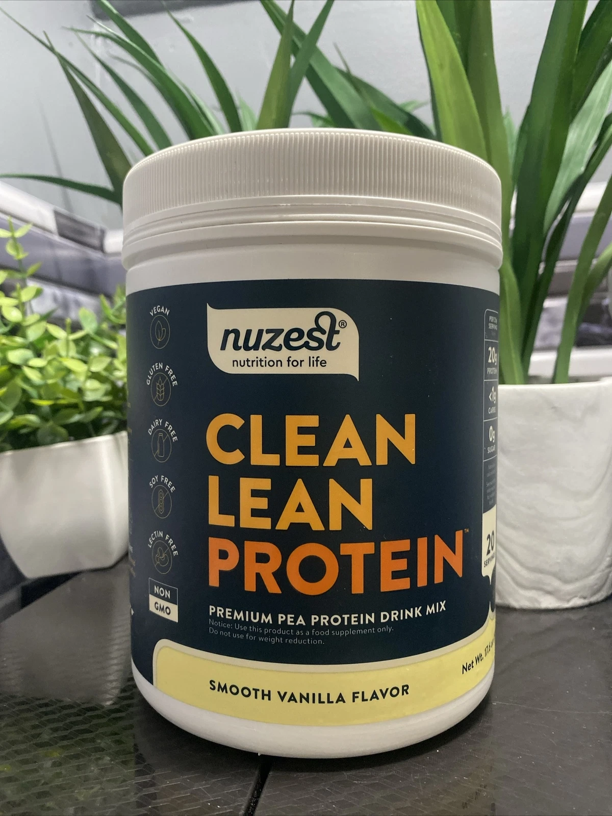 Nuzest - Pea Protein Powder - Clean Lean Protein, 1.1 Pound (Pack of 1)