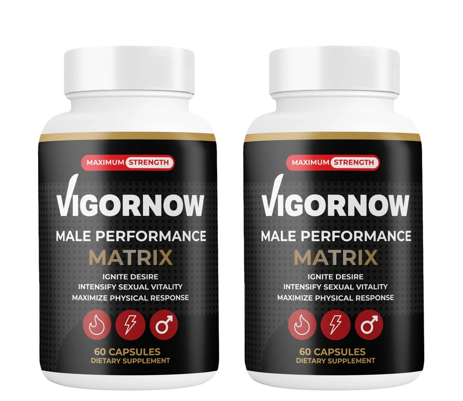 Vigor Now - Male Virility - 2 Bottles - 120 Capsules