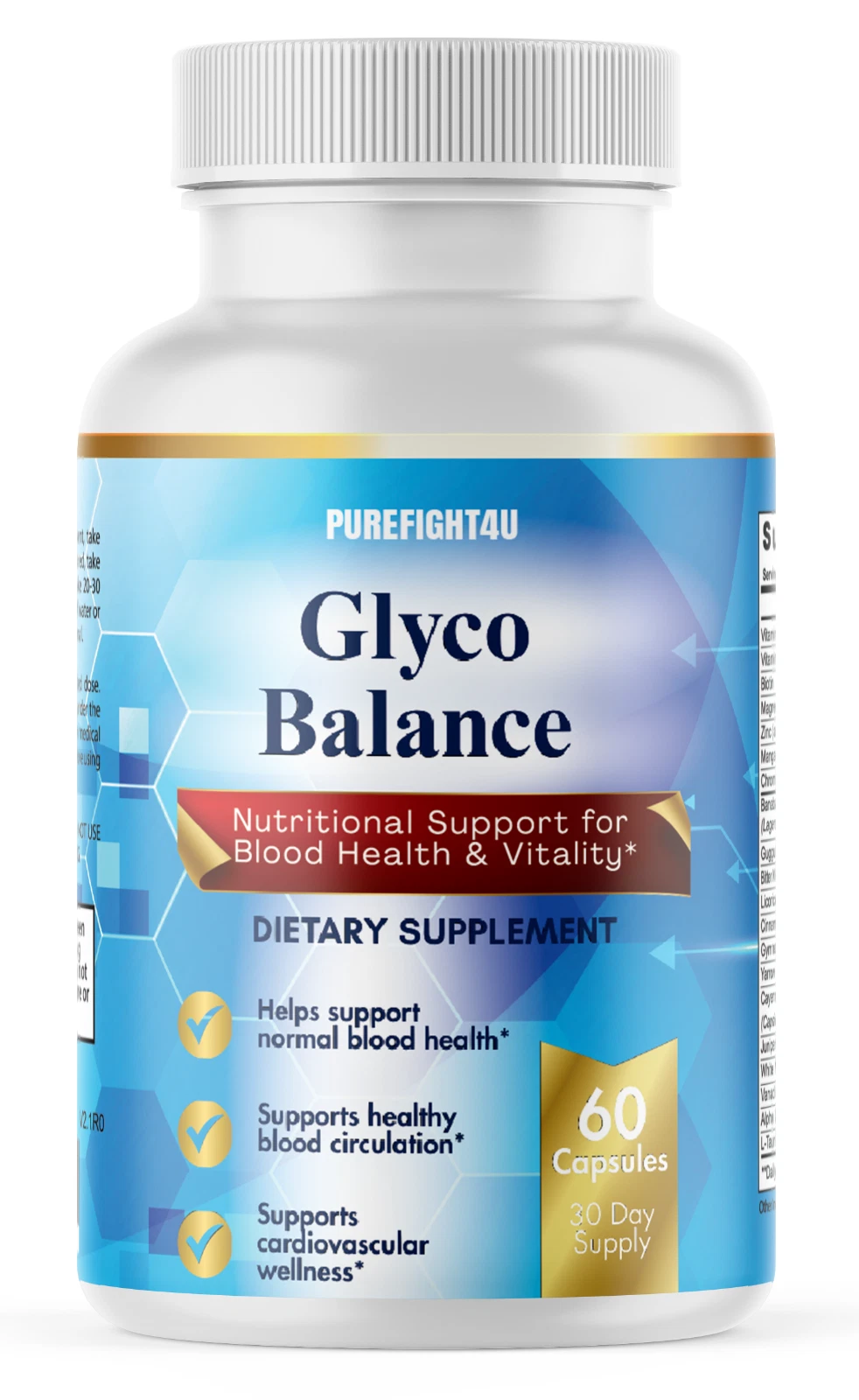 Glyco Balance Supplement for Daily Support Glucose & Metabolic Wellness, 60 Caps