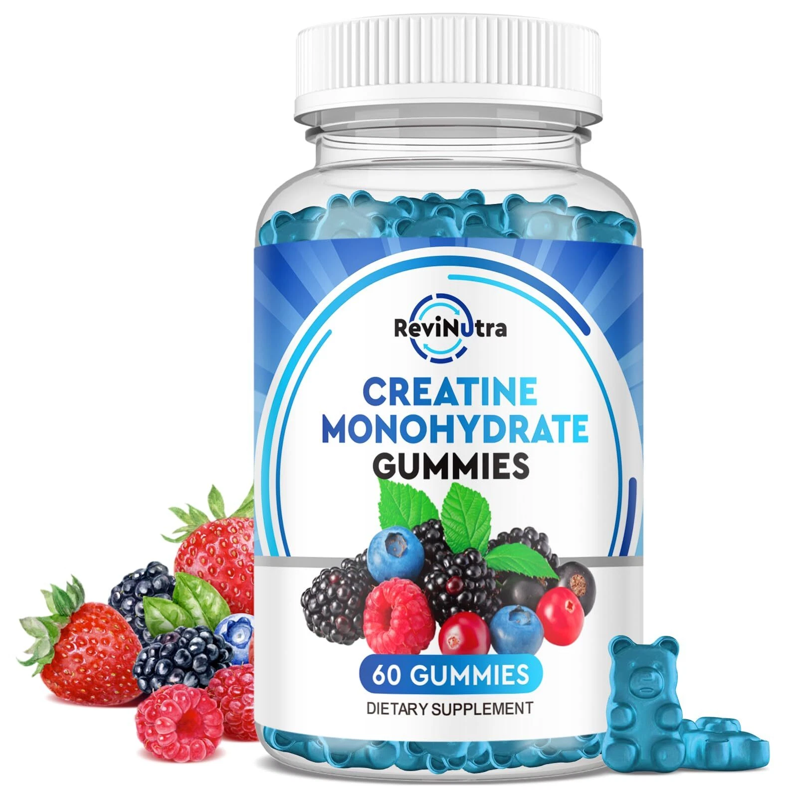 Creatine Monohydrate Gummies for Men & Women Chewables Creatine Monohydrate w...