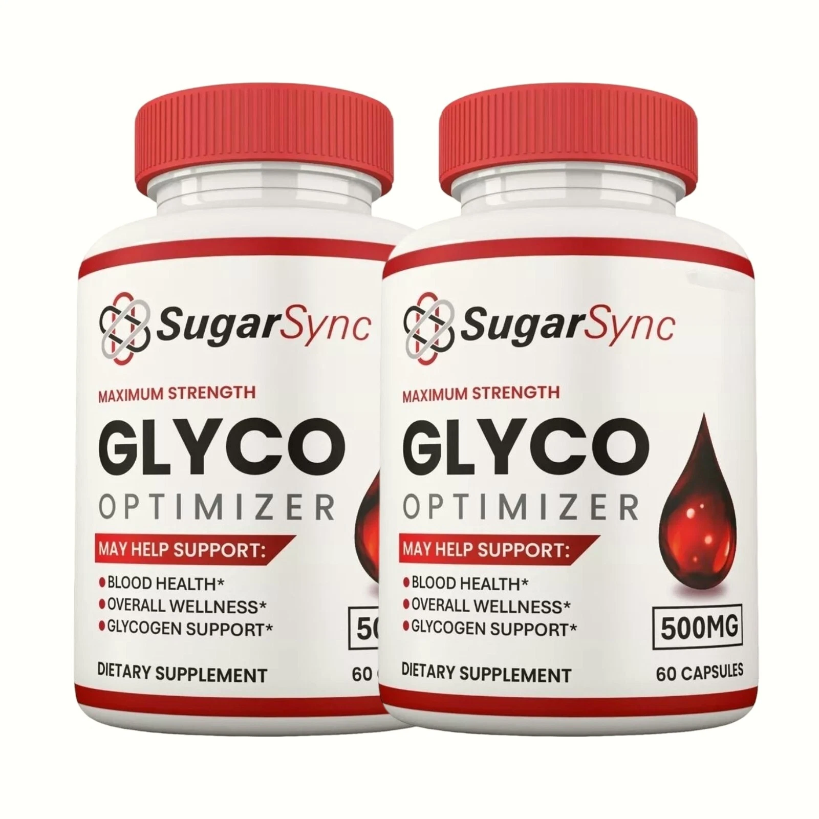 2-Pack Sugar Sync Glyco Optimizer, SugarSync for Glycogen Support - 120 Capsules