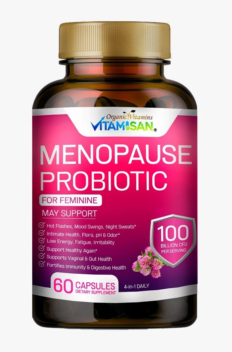 Menopause Supplements 100 Billion CFU Menopause Probiotics for Women 60 caps