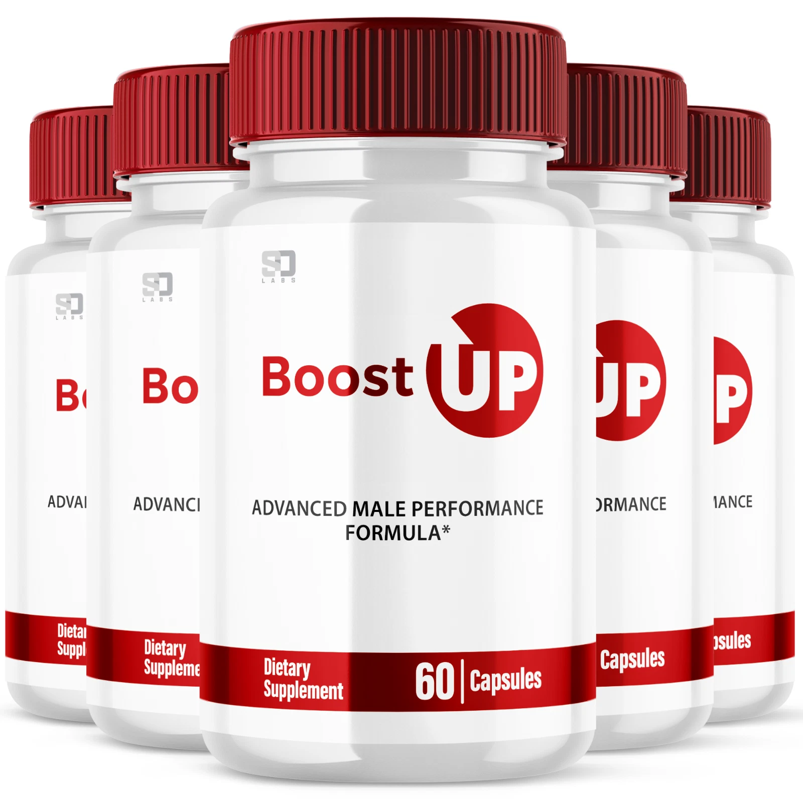(5 Pack) Boost Up Men Pills, Maximize Energy, Vitality & Stamina 300 Capsules