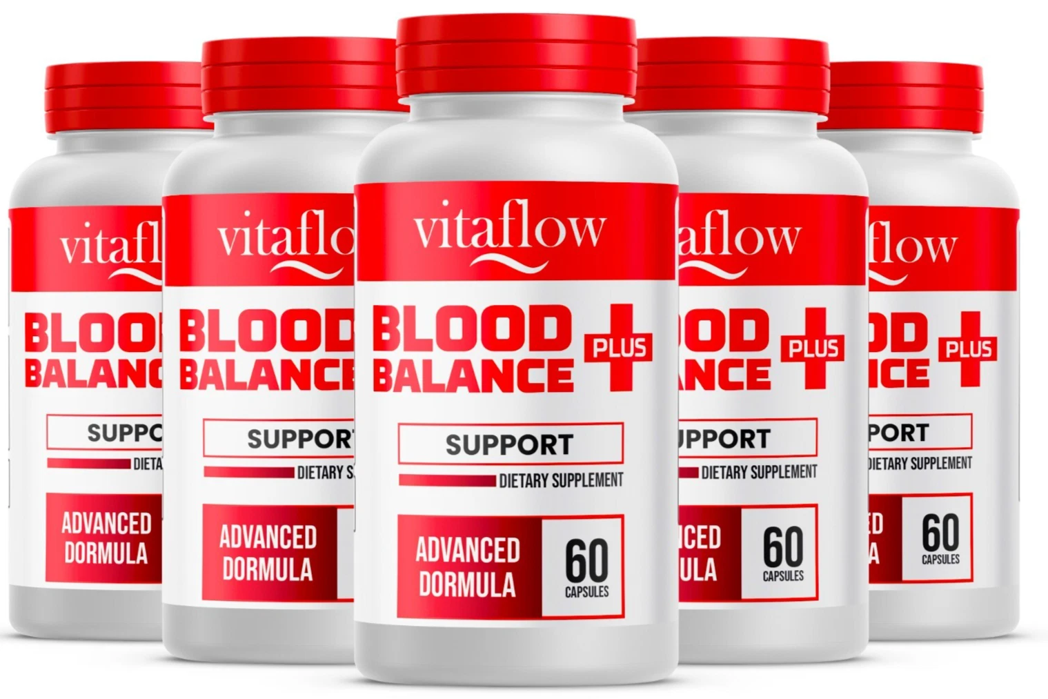 VitaFlow Blood Balance, Max Strength Supplement, Vita Flow Capsules (5 Pack)