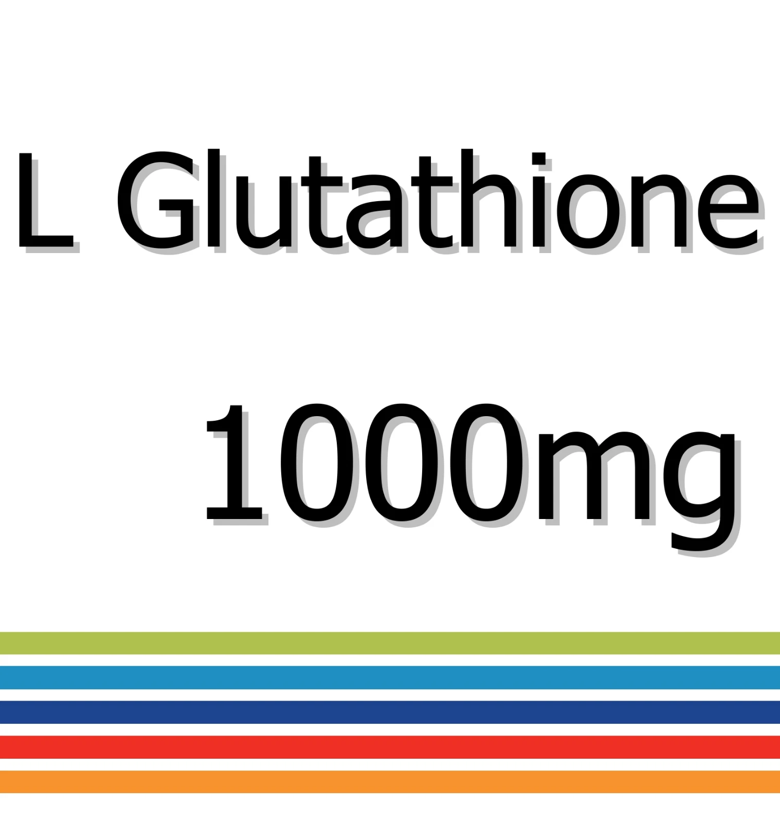 L Glutathione 1000mg x 90 Tablets - Cellular Regeneration