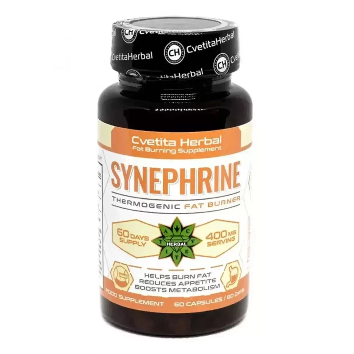 Synephrine Fat burner Weight Loss Metabolic Accelerator pills 60 caps, Pack of 3