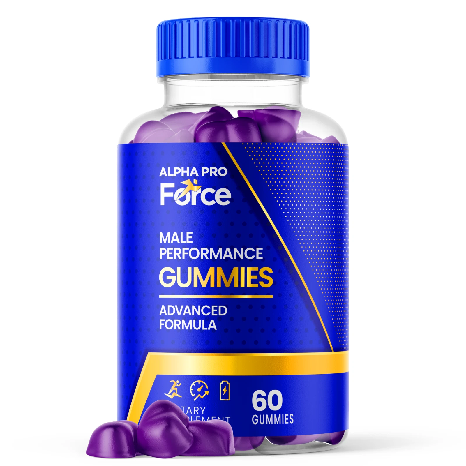 Alpha Pro Force Gummies for Men Advanced Vitamin Formula Supplement 60 Gummies