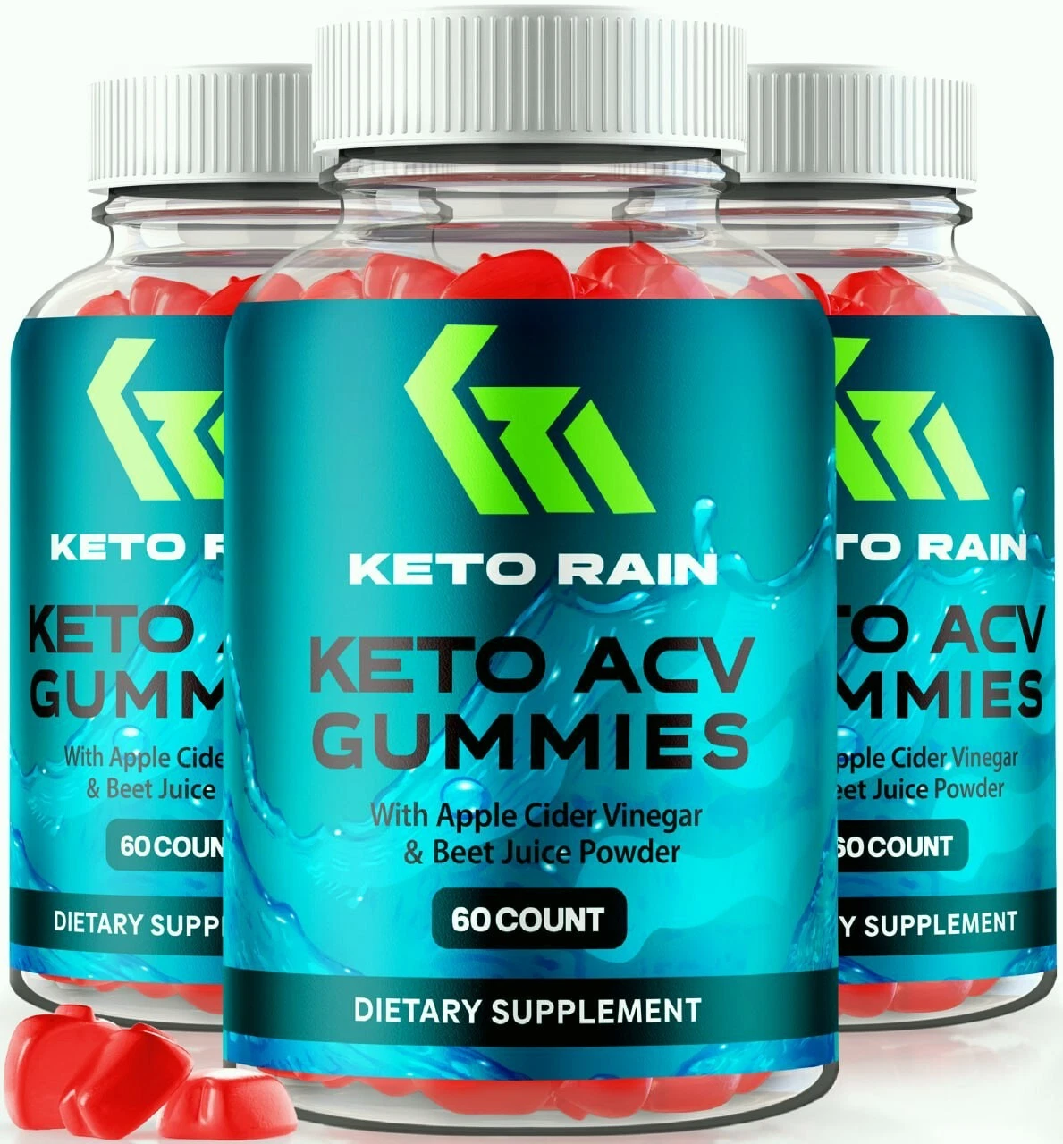 (3 Pack) Keto Rain Gummies, KetoRain Keto ACV for Advanced Weight Loss & Energy