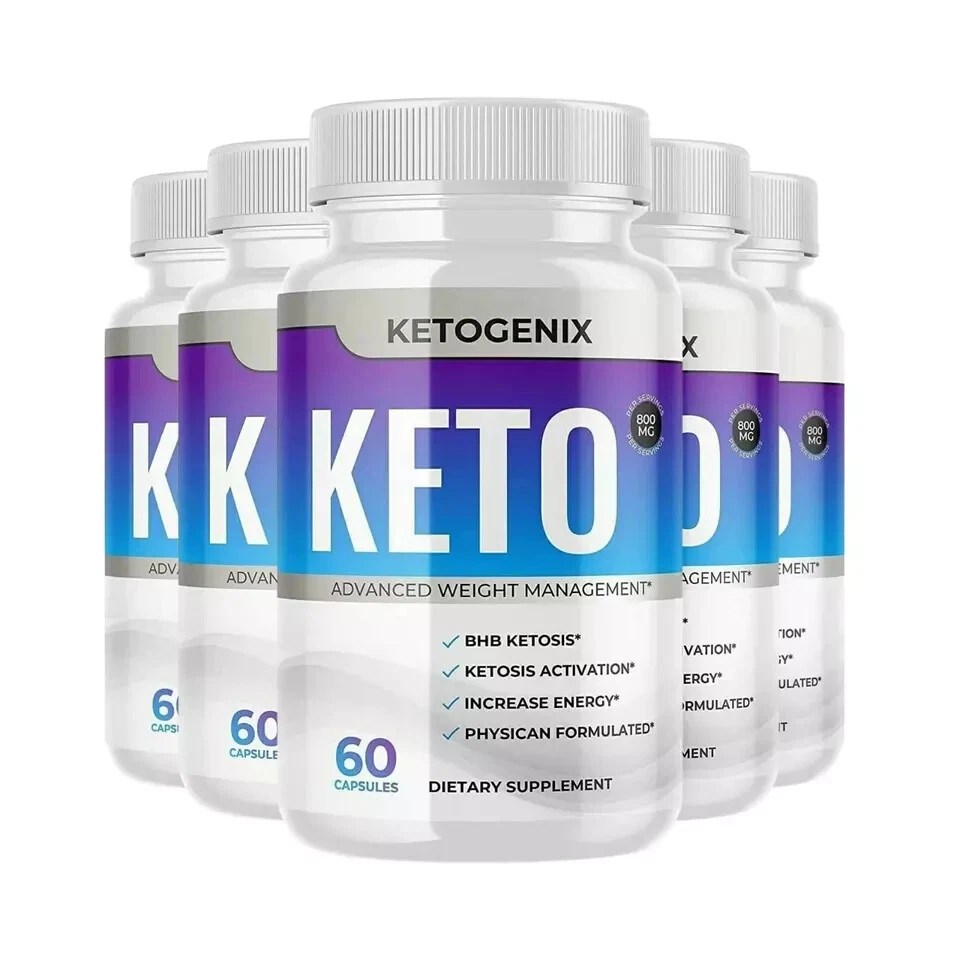 Ketogenix Keto Pill Advance Formula Weight Loss Supplement (300 Capsules) 5-Pack